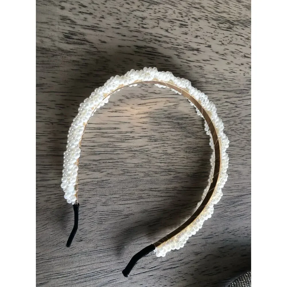 3 Headband Bundle with Pearls, Sparkle, and Gold - OS